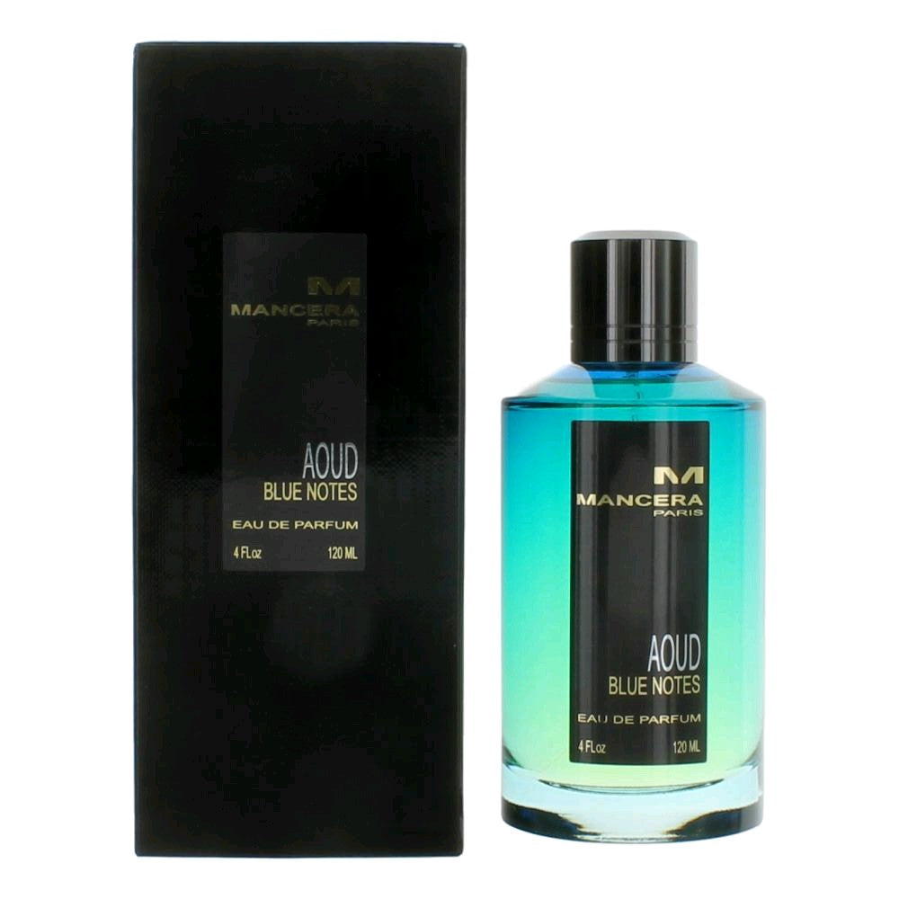 Bottle of Mancera Aoud Blue Notes by Mancera, 4 oz Eau De Parfum Spray for Unisex